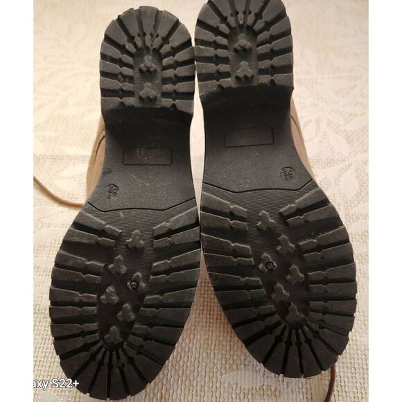 Qupid stylish brown outdoor hiking ankle boot w/zipper & eyelet lace-up accents - Picture 4 of 11